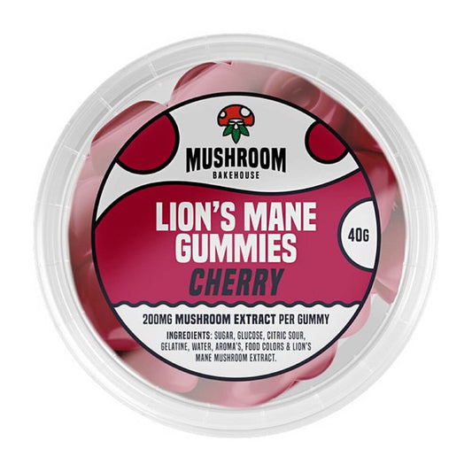 Mushroom Bakehouse Lion’s Mane Gummis Cherry 200mg Pilzextrakt