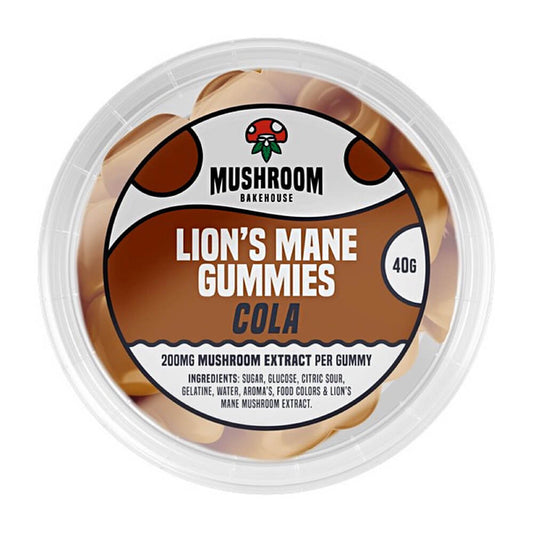 Mushroom Bakehouse Lion’s Mane Gummis Cola 200mg Pilzextrakt