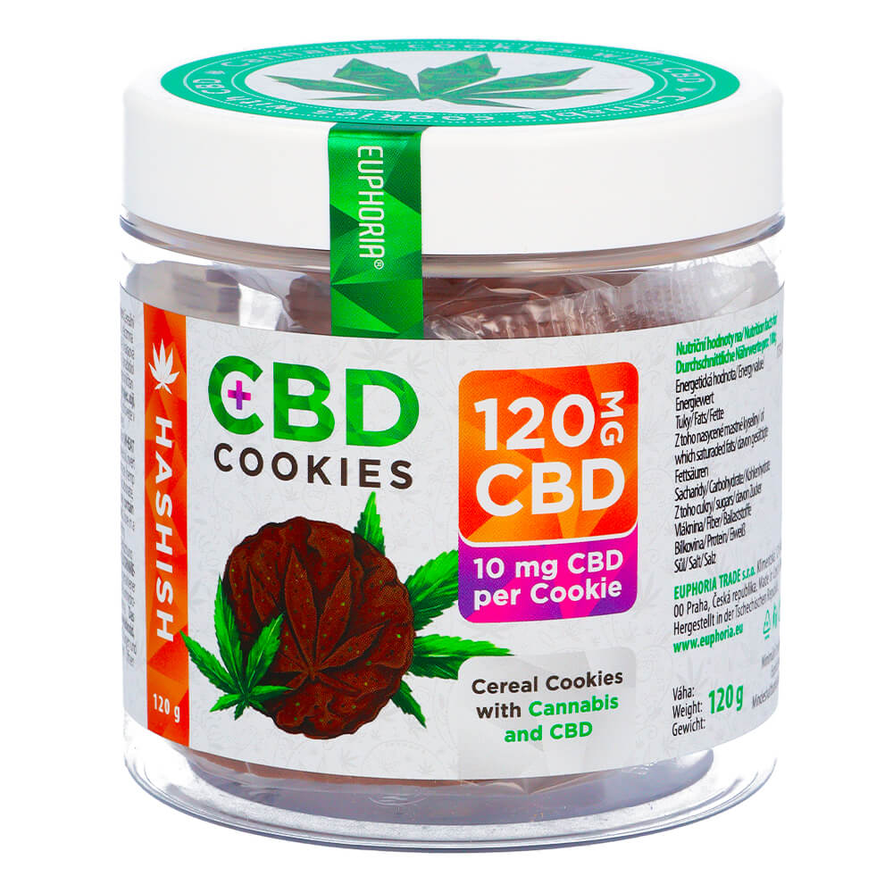 Euphoria Cannabis Cookies Haschisch 120mg CBD