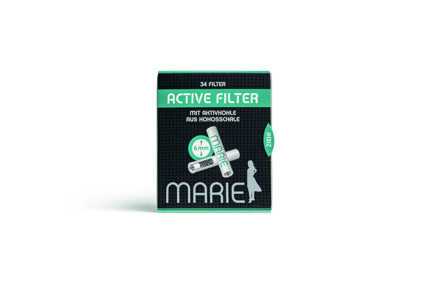 MARIE filtr s aktivním uhlím | 6mm | 34 ks
