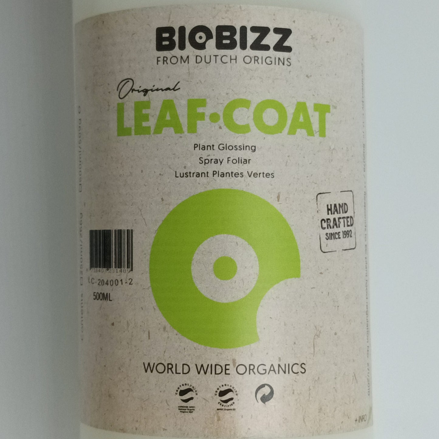 BioBizz Leaf Coat | 500ml spray bottle 