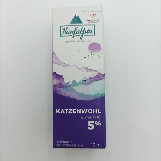 Hanfalpin CBD-Tropfen "Katzenwohl" | 5%